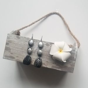 JEWELRY Jewelry - 3 TIER STONE DANGLE EARRINGS JEWELRY Jewelry - 3 TIER STONE DANGLE EARRINGS